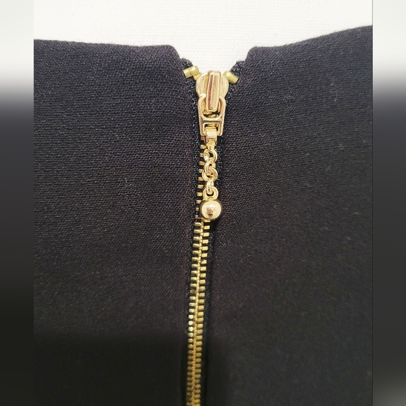 Kate Spade Classic Black Sleeveless Sheath Dress | Size 4 - Picture 3 of 4